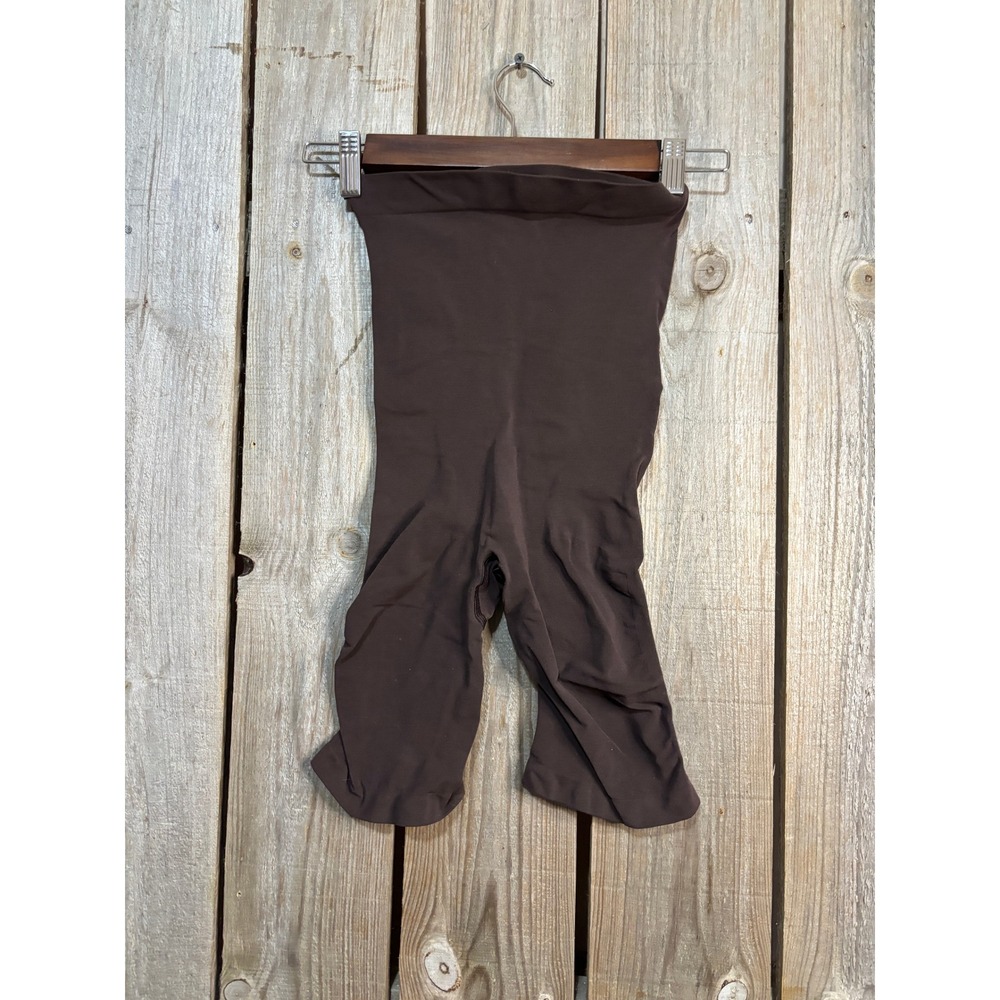 SKIMS High Waisted Mid Thigh‎ Super Short Espresso Brown Shapewear L/G/G